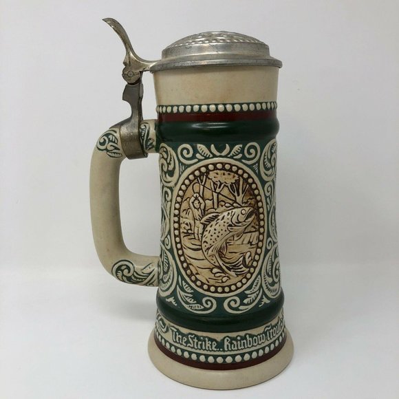 Avon Other - Avon Ceramarte The Strike Rainbow Trout Stein